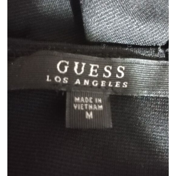 Guess Dress Ladies Medium Black BodyCon Party - Picture 7 of 8